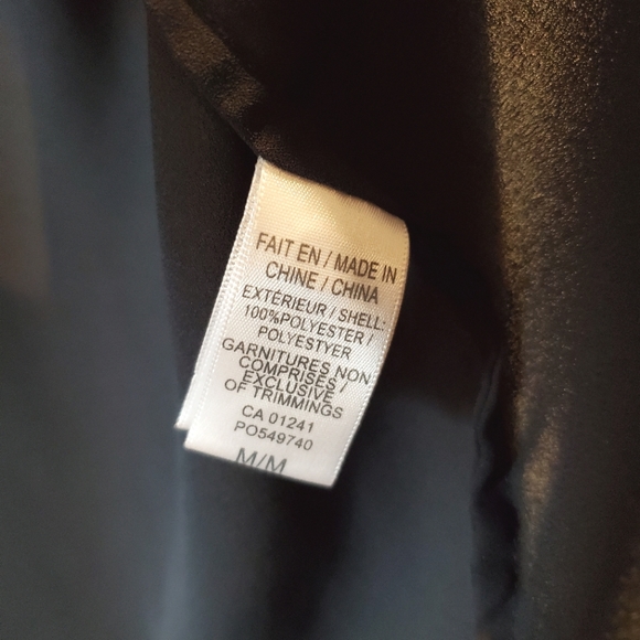 Twik (Simons) Sheer Black Button Up Shirt (Medium) - Picture 4 of 5